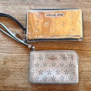 Michael Kors Gold Wristlet